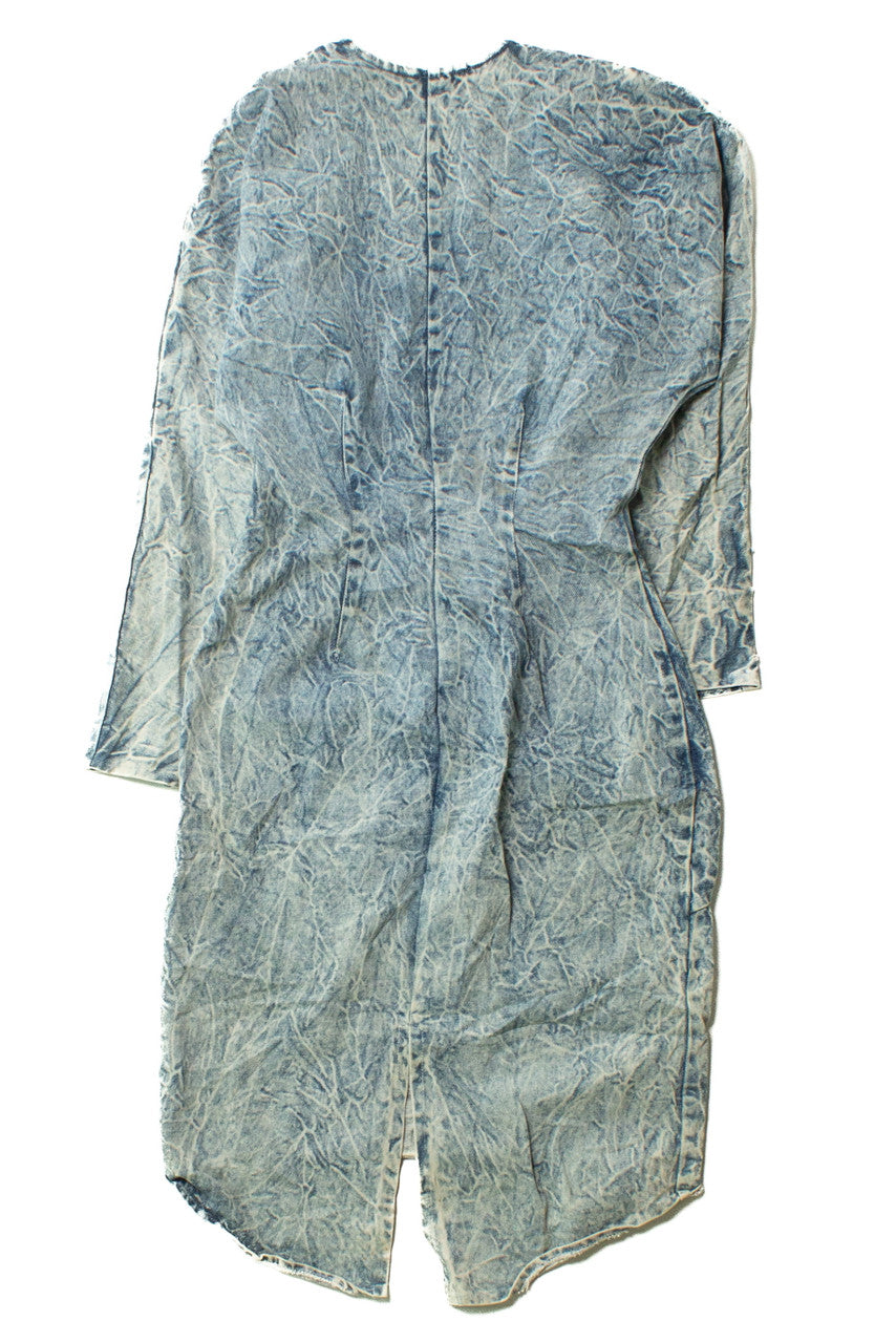 Vintage Rampage Acid Wash Denim Dress (1980s)