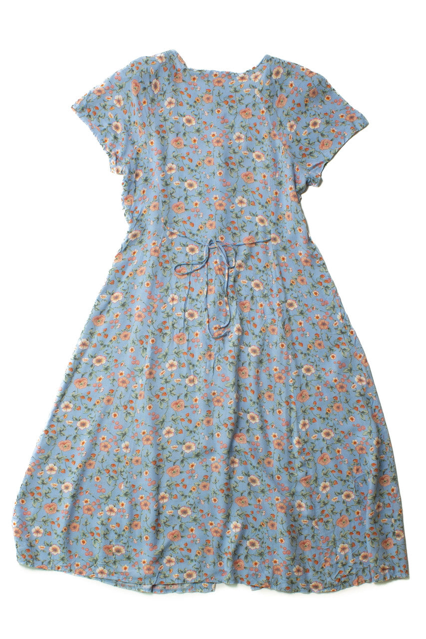 Vintage Kathie Lee Floral Button Up Dress (1990s)