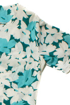 Vintage Carriage Court Blue Floral Shift Dress (1980s)