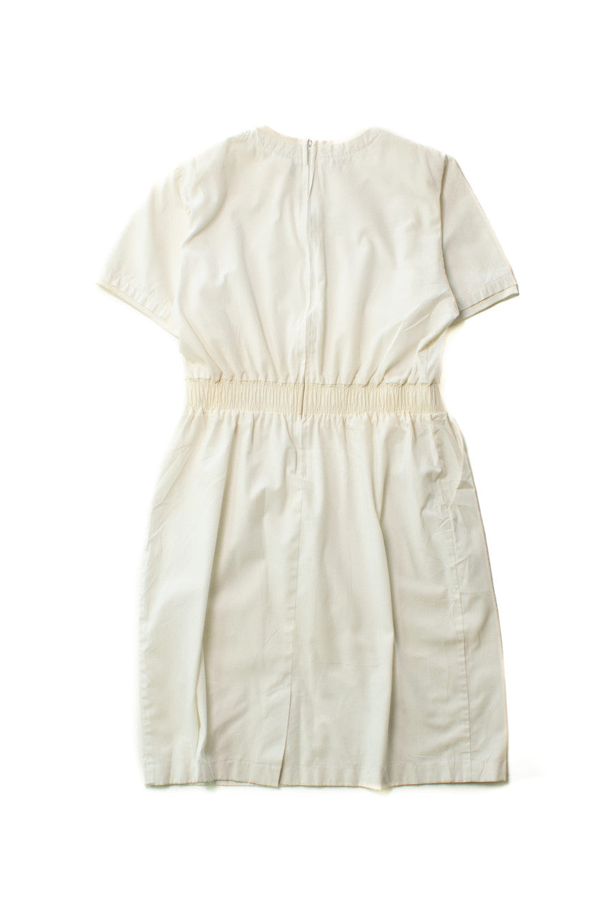 Vintage White T-Shirt Dress (1980s)
