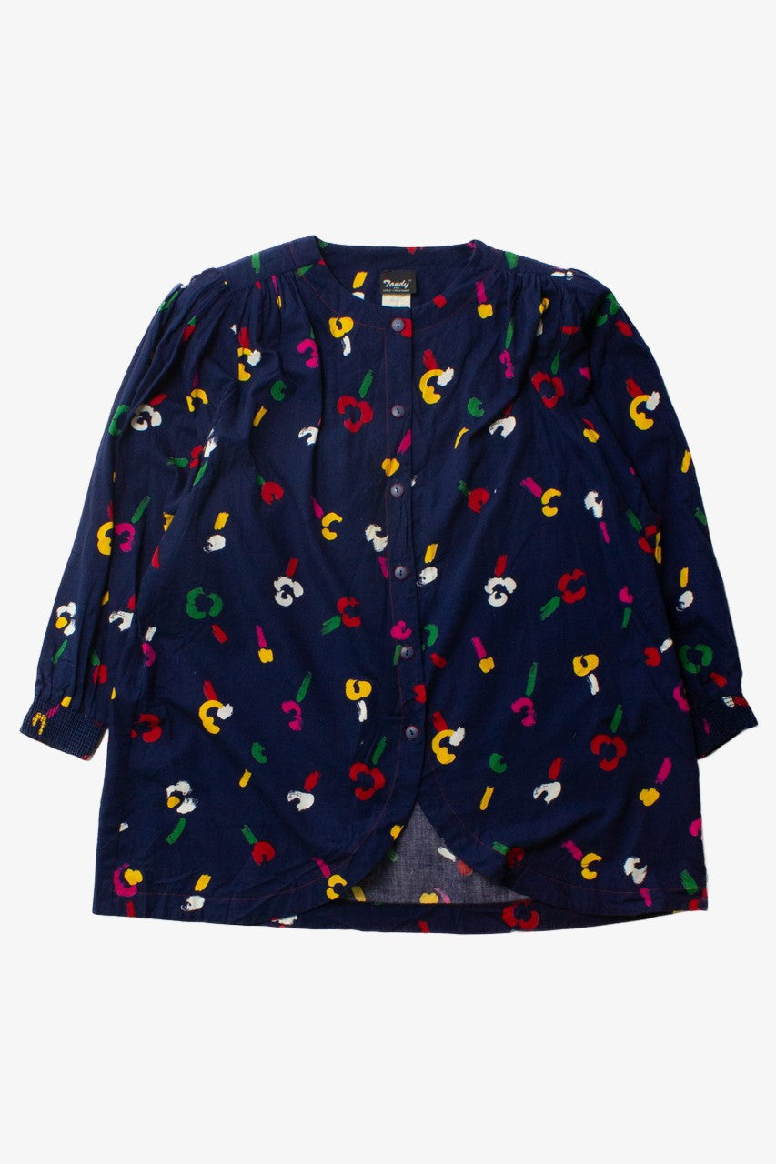 Vintage Tandy Button Up Shift Dress (1980s)