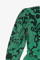 Vintage Emerald Scott McClintock Peplum Dress (1980s)