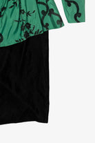 Vintage Emerald Scott McClintock Peplum Dress (1980s)