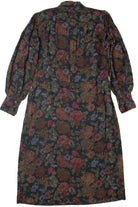 Vintage Floral Lands End Direct Long Sleeve Dress