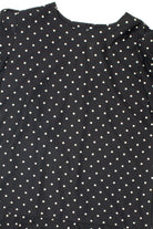 Vintage Semi-Sheer Polka Dot Drop Waist Dress