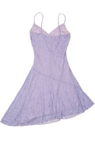 Vintage Lavender Swirl Asymmetrical Dress