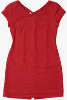 Vintage Red Sequin Mini Dress