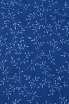 Vintage Blue Shimmer Print Mini Dress