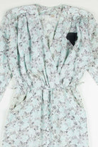 Blue Shimmer Vintage House Dress