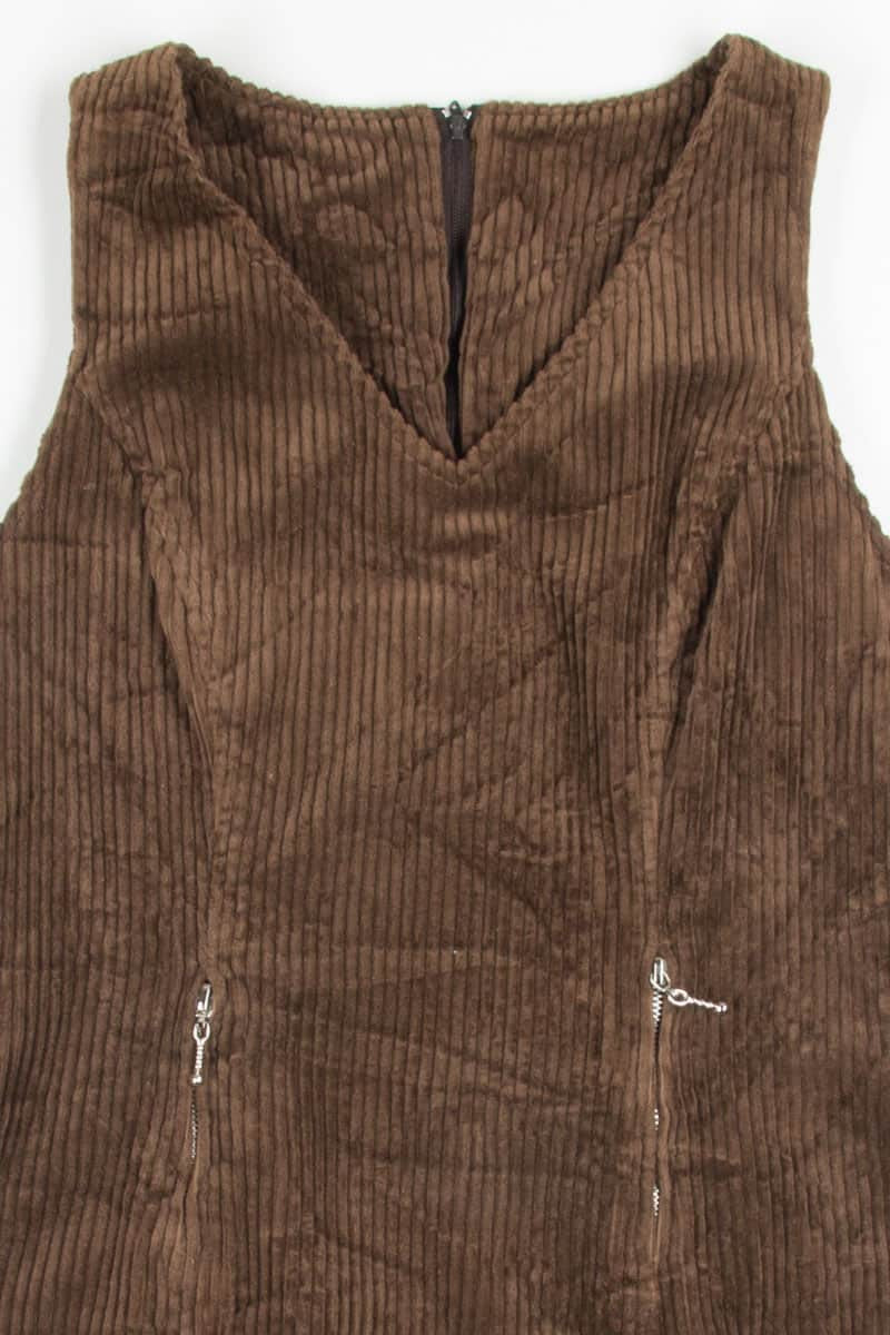 Brown Corduroy Dress 1
