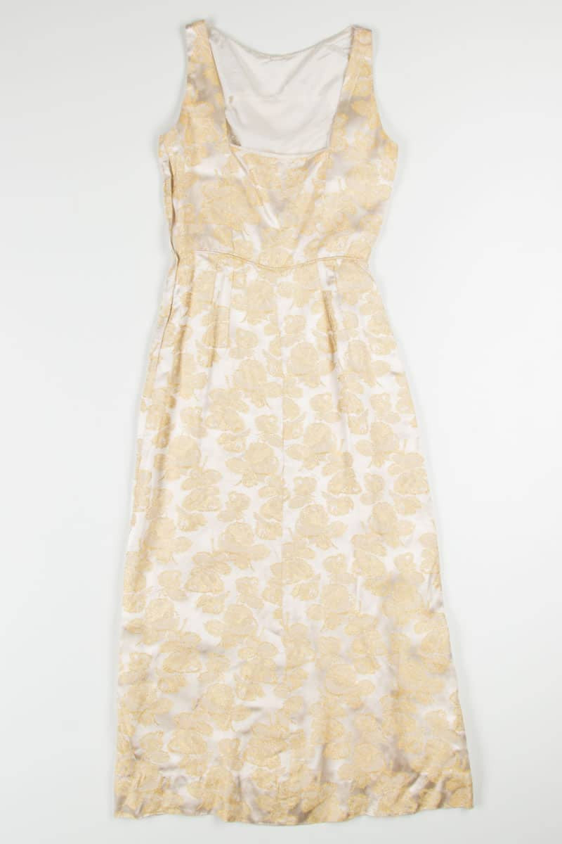 Golden Roses Vintage Dress