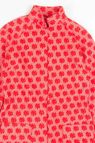 Vintage Red Floral Tunic