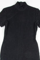 Black Mock Neck Dress