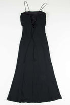Black Rhinestone Triangle Prom Dress