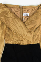 Golden Off The Shoulder Dress