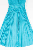 Blue Accordian Swing Dress