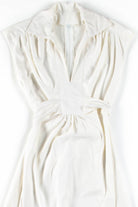 White Sleeveless Maxi Dress