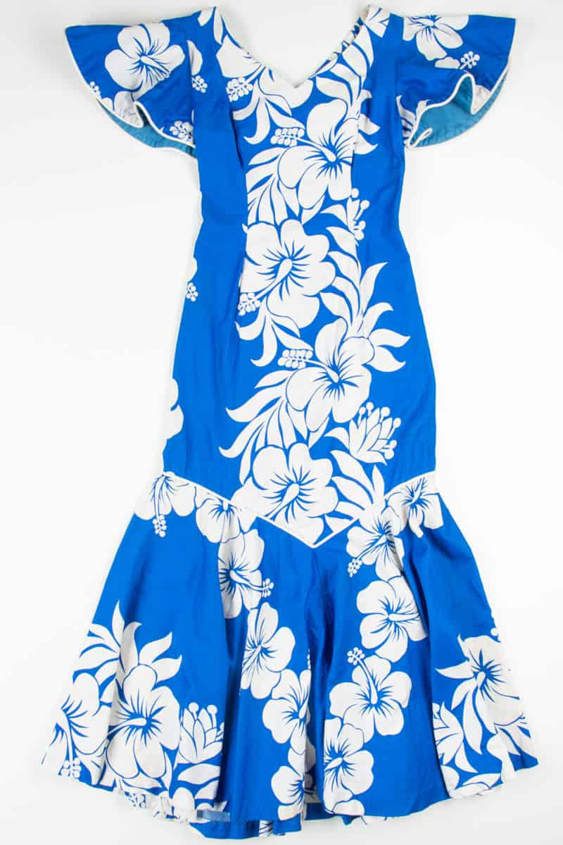 Blue Hawaiian Vintage Muumuu