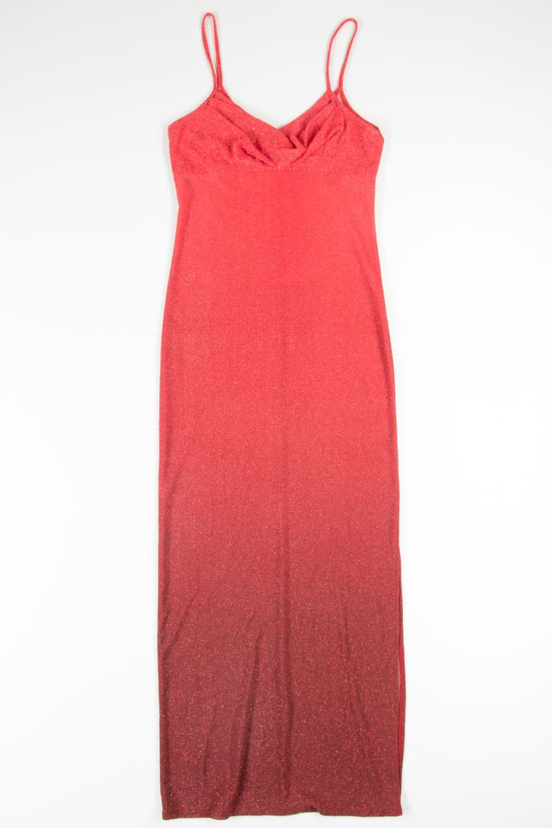 Red Ombre Sparkle Dress