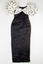 Vintage 80s Polka Dot Top Party Dress