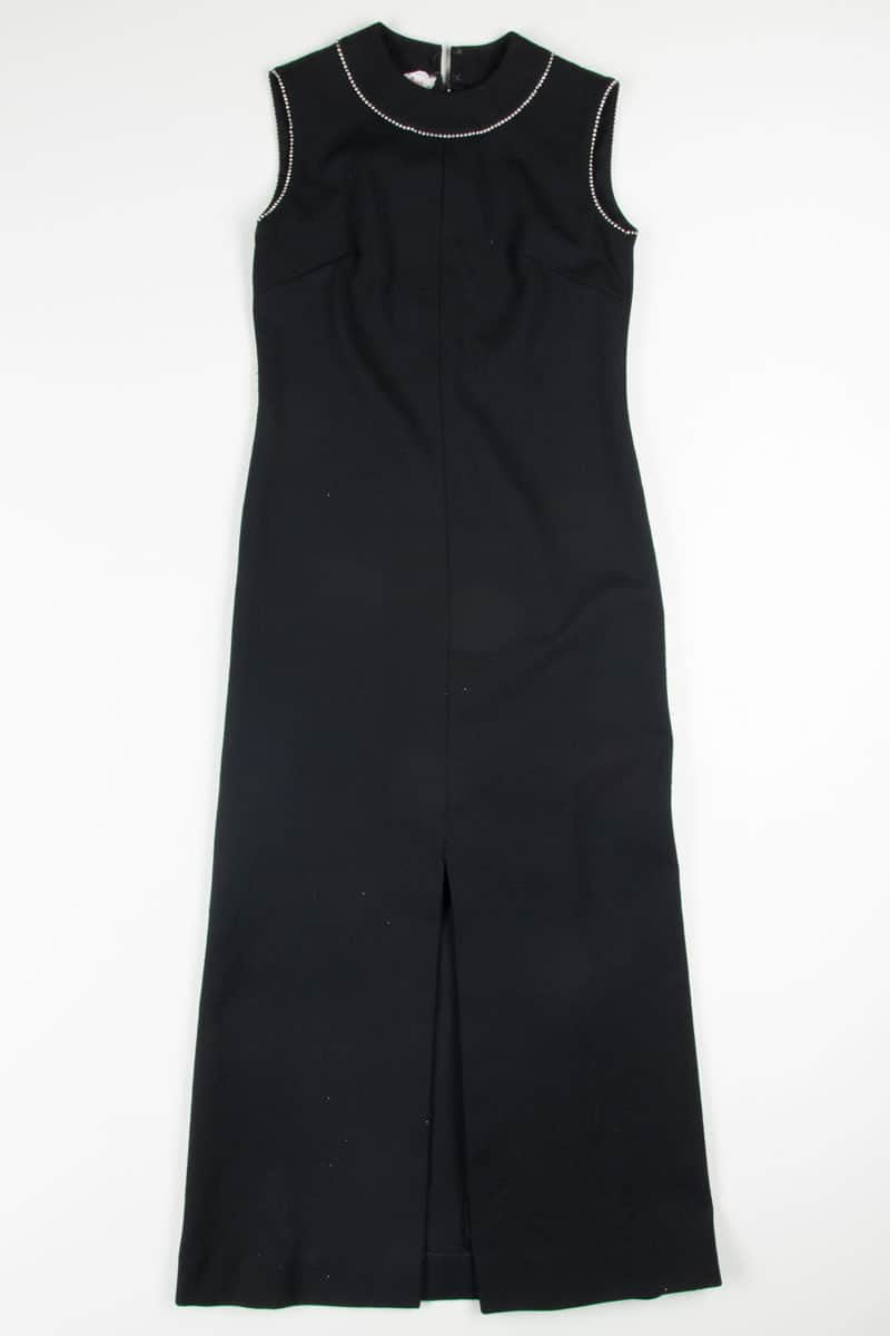 Rhinestone Detail Formal Dress