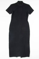 Black Mock Neck Dress