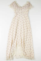 Antique Floral Pattern Lace Dress