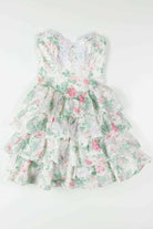 Gunne Sax Floral Ruffle Vintage Dress