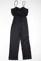 Black Spaghetti Strap Jumpsuit
