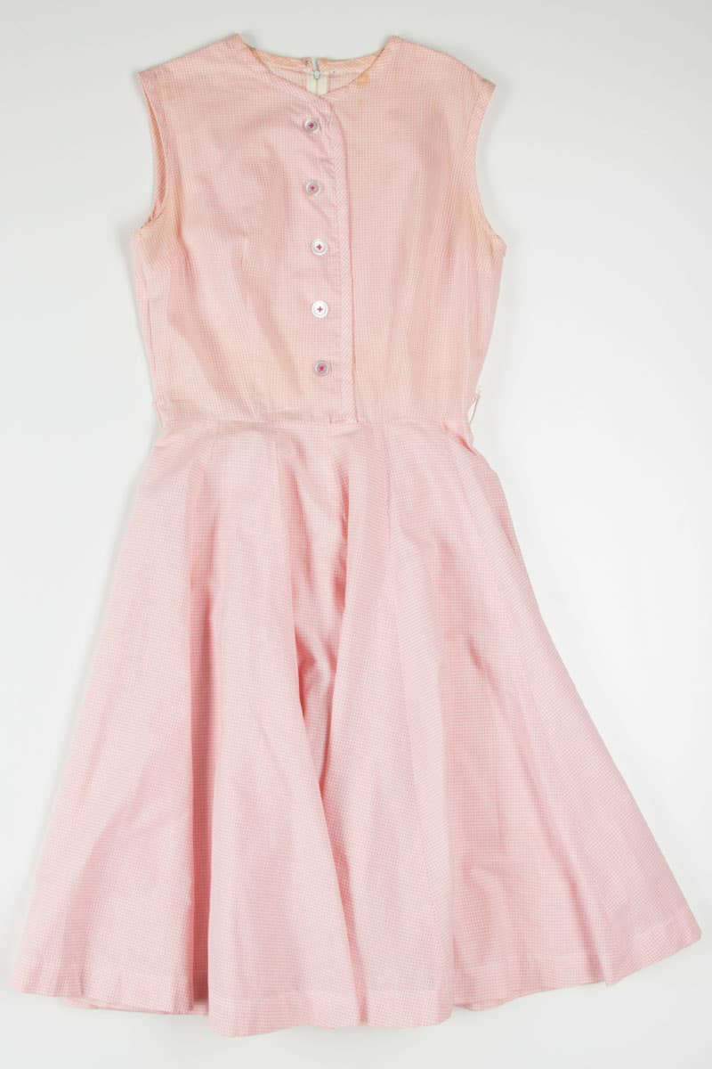 Pink Gingham Swing Sundress