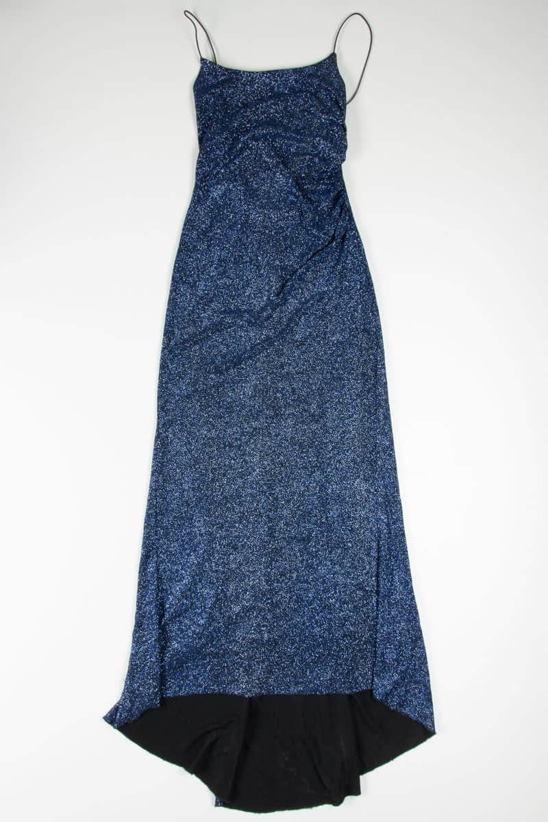 Navy Glitz Prom Dress