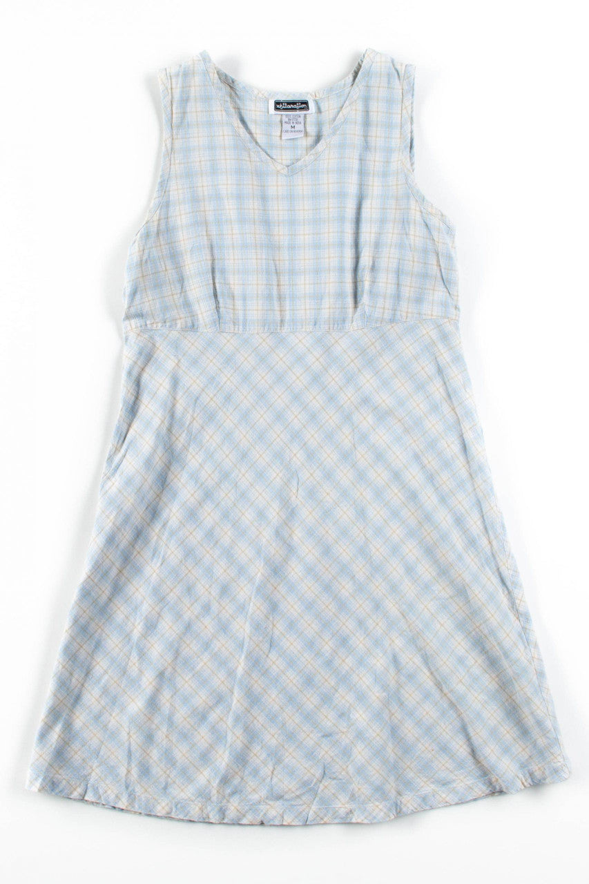Blue Plaid Sundress