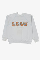 Vintage Embroidered "LOVE" Teddy bears Pixel Stitch Raglan Sweatshirt (1990s)