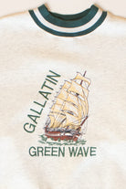 Vintage Gallatin Green Wave Sweatshirt (1990s)