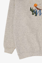 Vintage Embroidered Wildlife Expedition Sweatshirt (1990s)