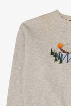 Vintage Embroidered Wildlife Expedition Sweatshirt (1990s)