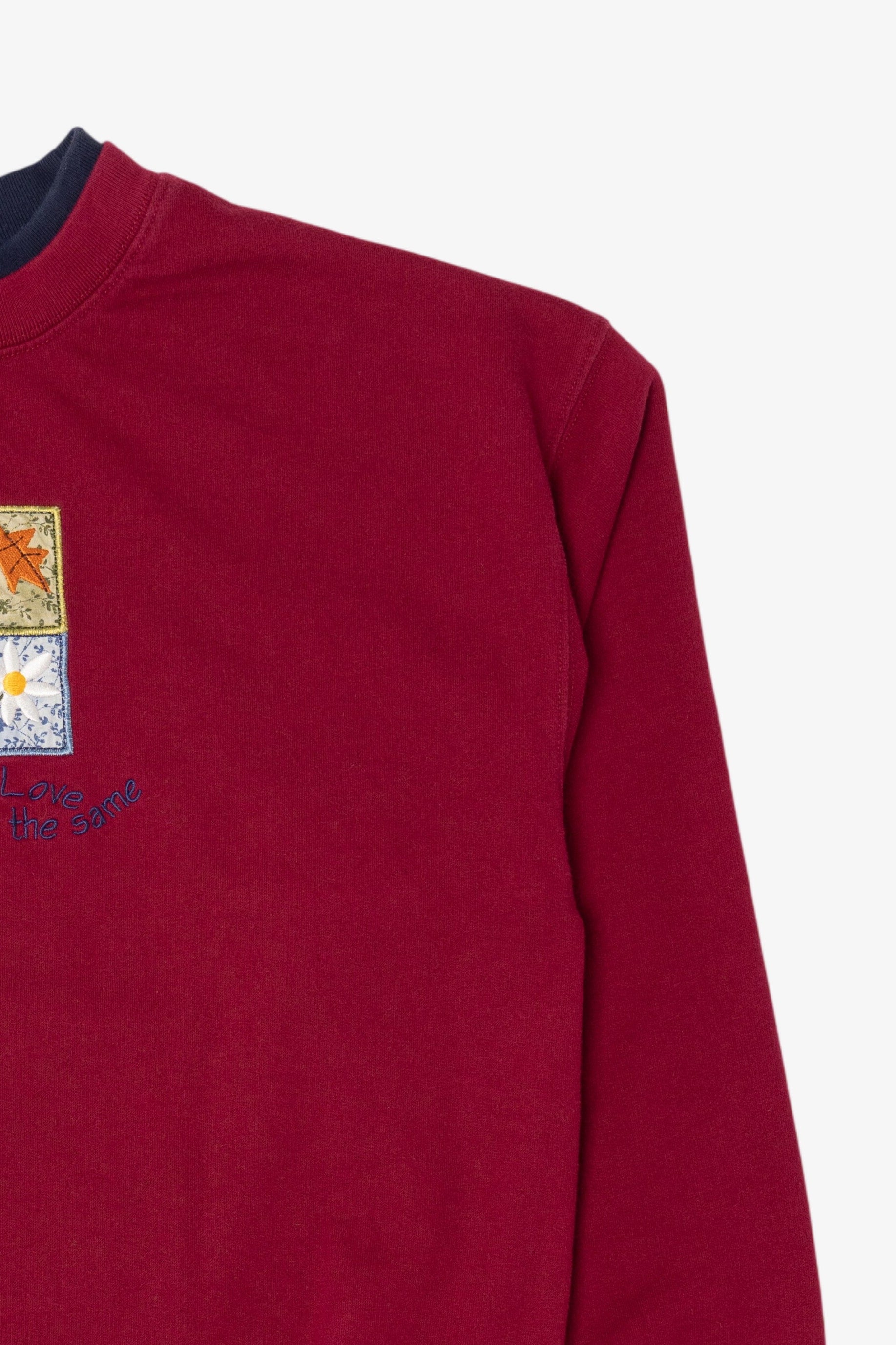 Vintage "Seasons Change But Grandma's Love Stays The Same" Embroidered Sweatshirt (1990s)