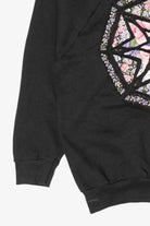 Vintage Star Floral Pattern Raglan Sweatshirt (1990s)