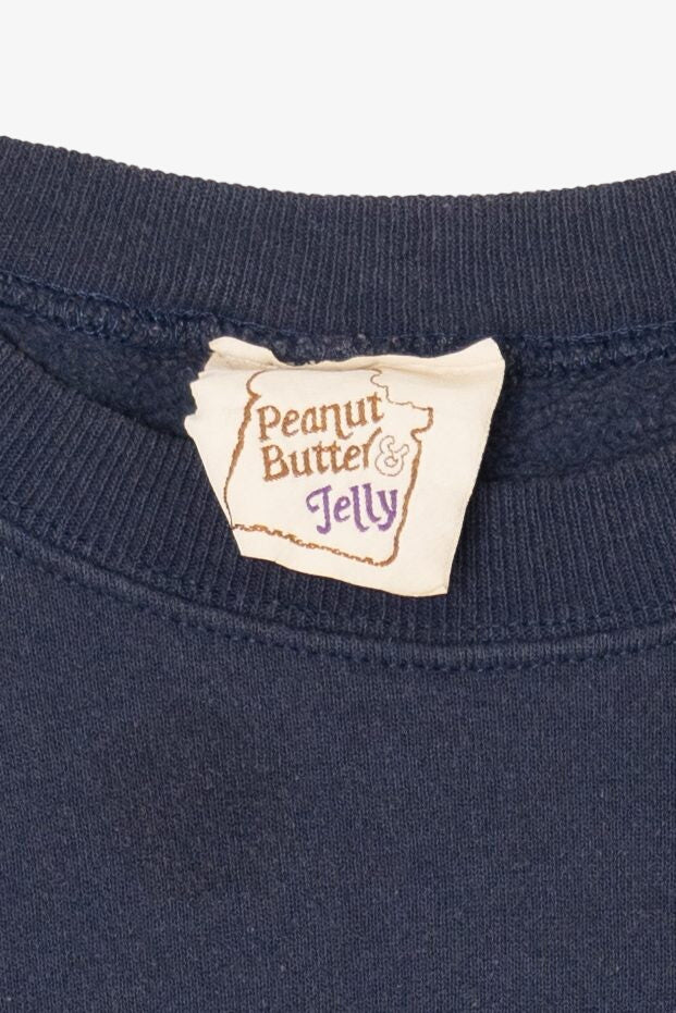 Vintage Navy Blue "Happy Everything" Holidays Sweatshirt (1990s)