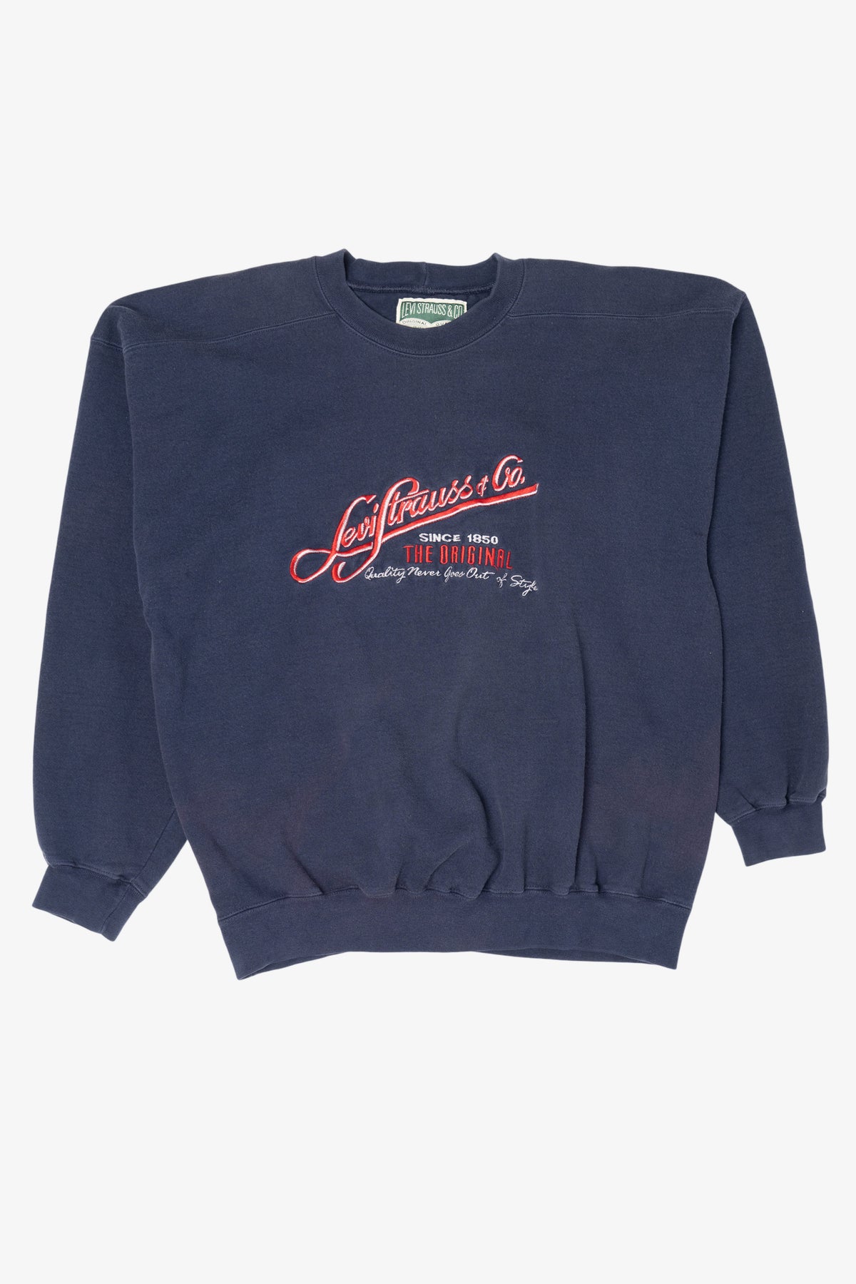 Vintage Navy Blue Levi Strauss & Co. Sweatshirt (1990s)