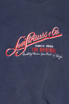 Vintage Navy Blue Levi Strauss & Co. Sweatshirt (1990s)