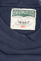 Vintage Navy Blue Levi Strauss & Co. Sweatshirt (1990s)