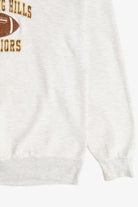 Vintage "Watchung Hills Warriors" Football Embroidered Sweatshirt (1990s)