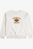 Vintage "Watchung Hills Warriors" Football Embroidered Sweatshirt (1990s)