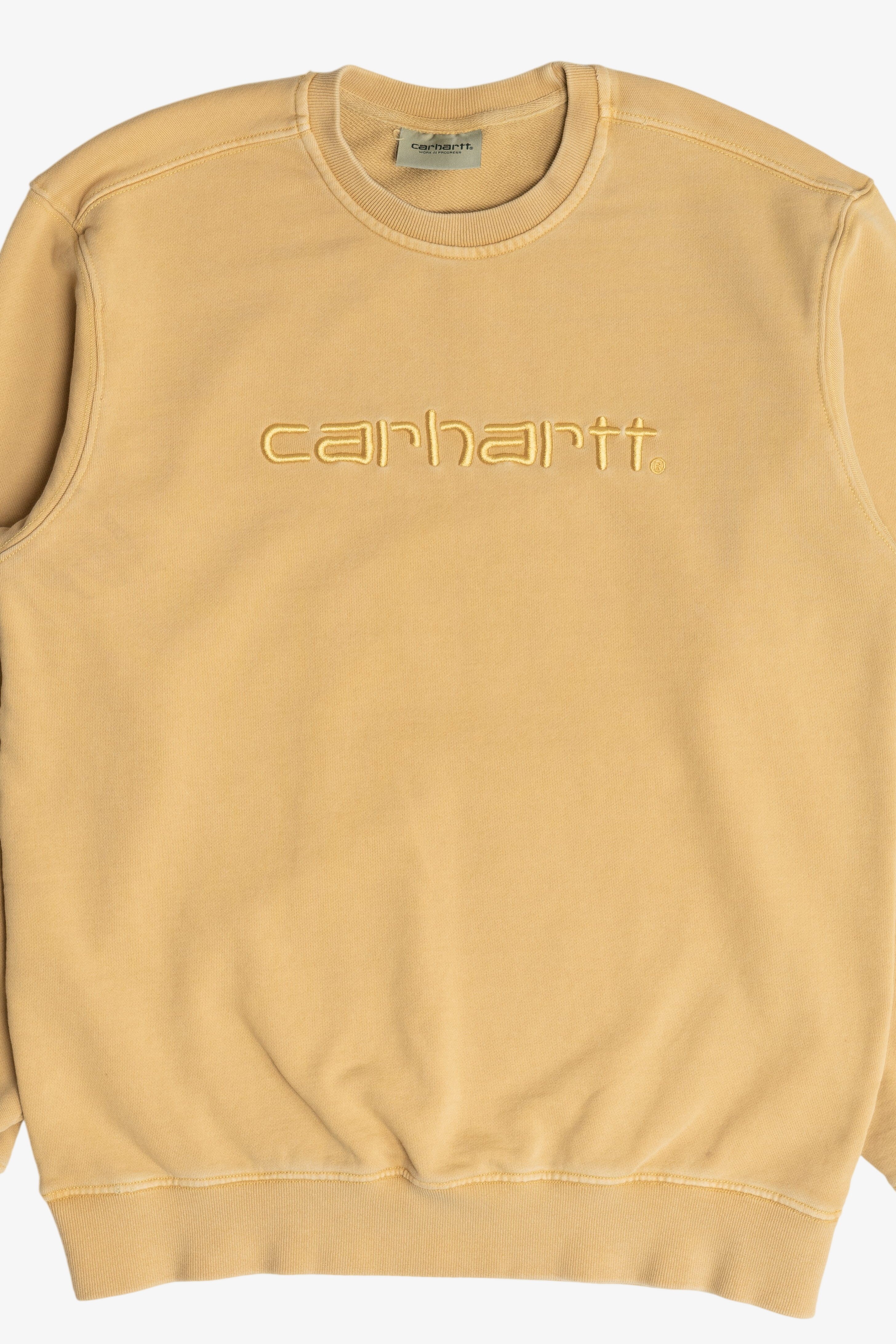 Distressed Carhartt Embroidered Sweatshirt (2020s)