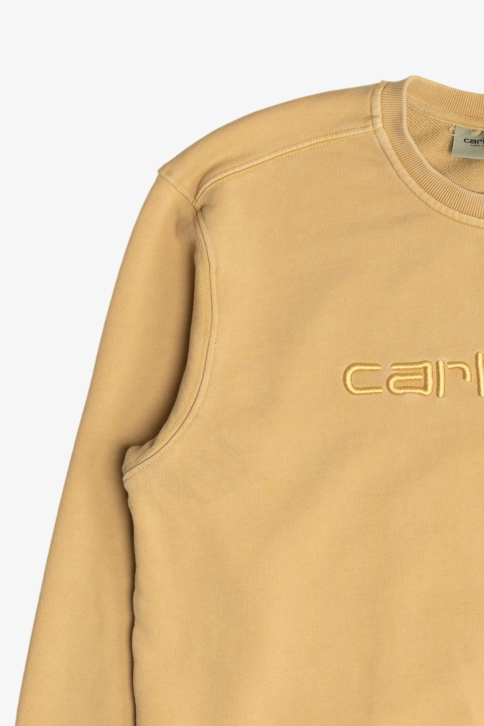 Distressed Carhartt Embroidered Sweatshirt (2020s)