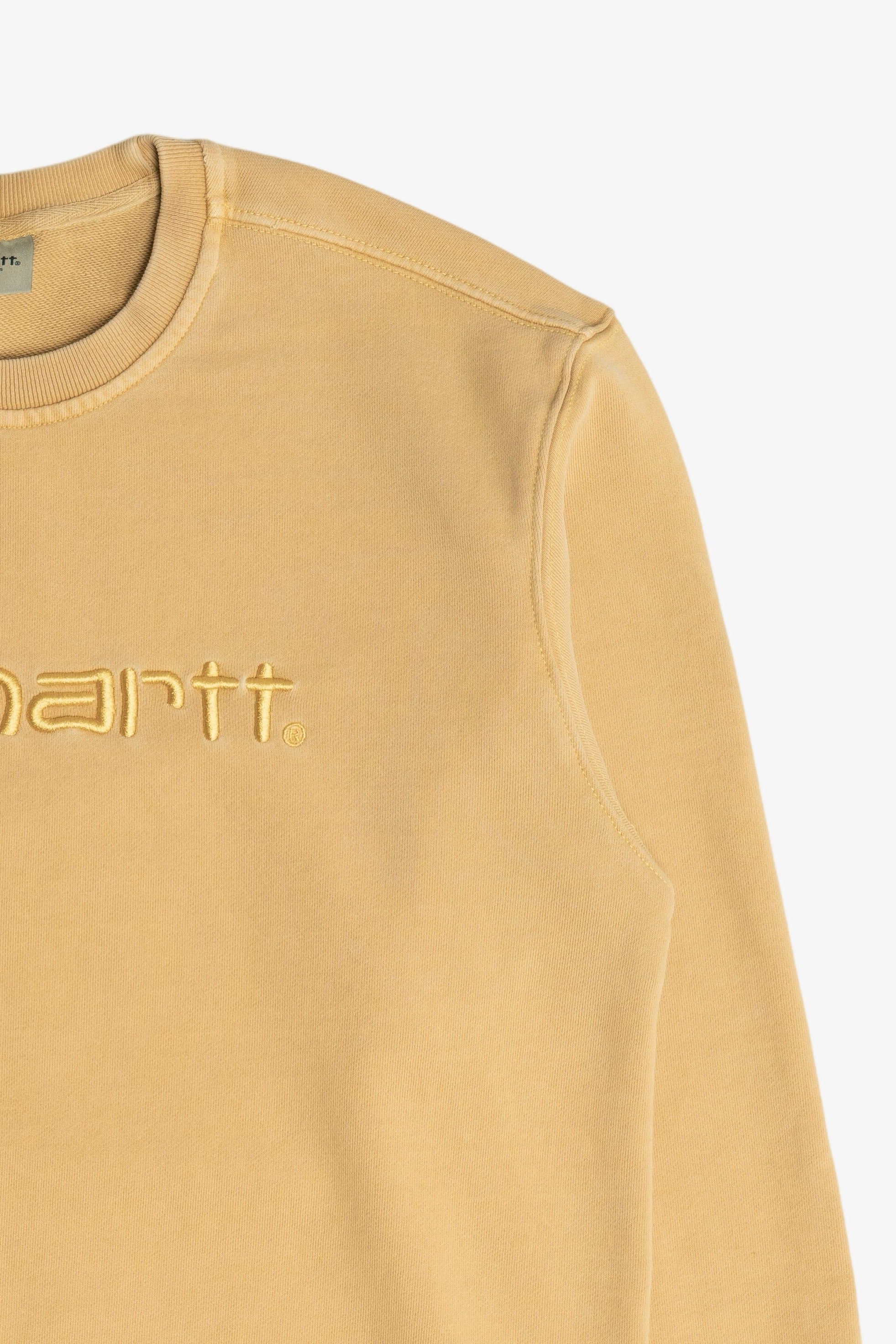 Distressed Carhartt Embroidered Sweatshirt (2020s)