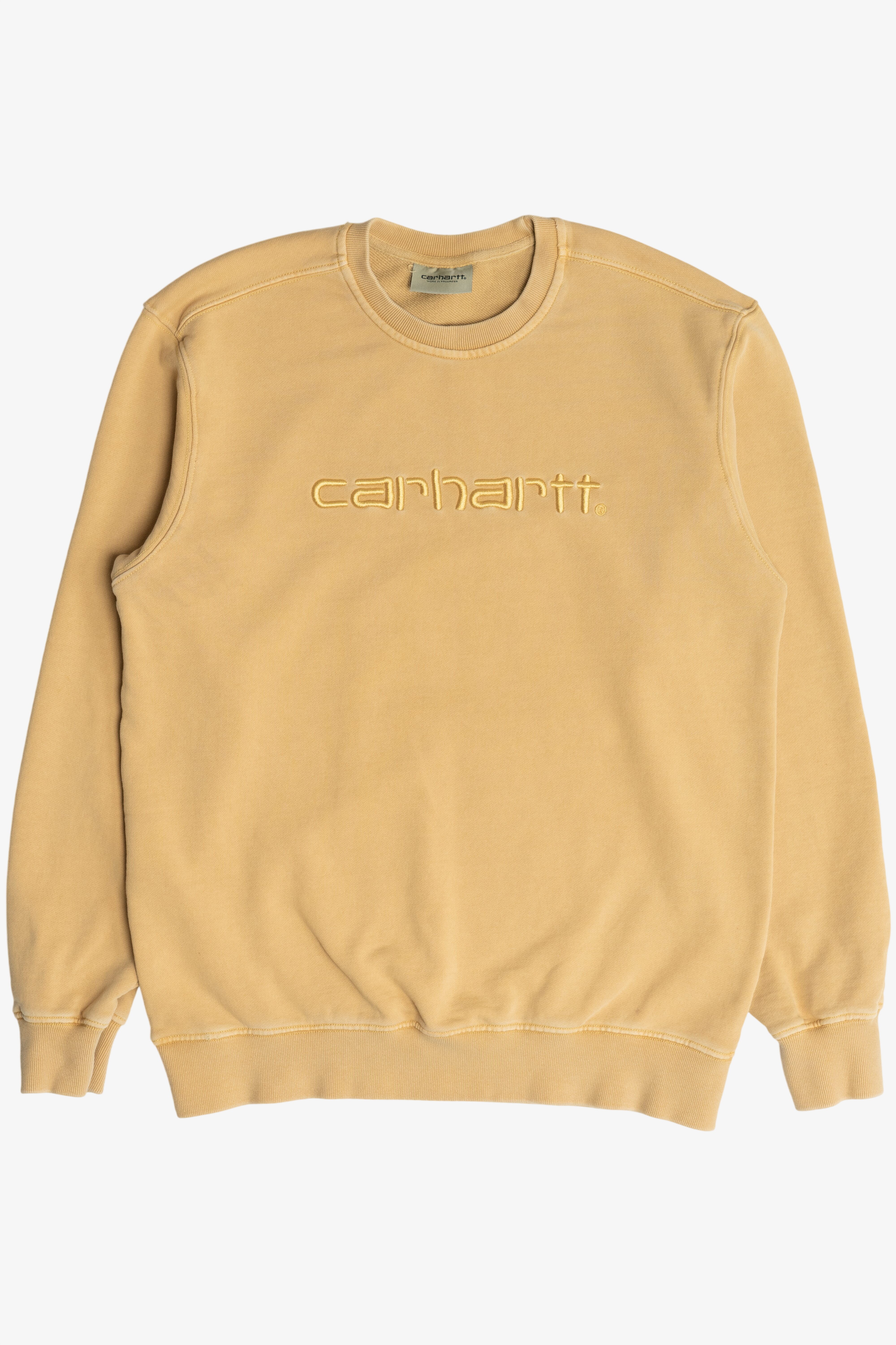 Distressed Carhartt Embroidered Sweatshirt (2020s)
