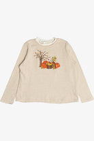Vintage Embroidered Fall Harvest Halloween Sweatshirt (2000s)