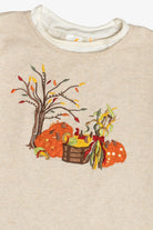 Vintage Embroidered Fall Harvest Halloween Sweatshirt (2000s)